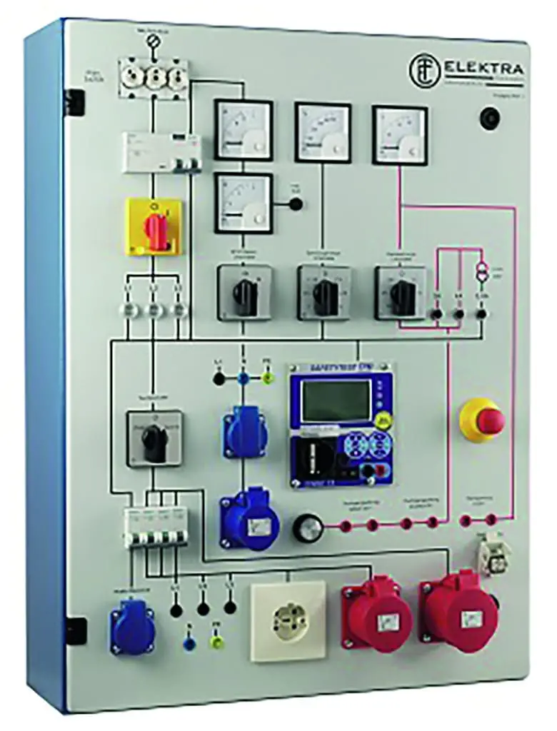 Produktfoto 1 von Prüftafel m.eingeb. dig Gerätet. DIN VDE 0701/0702 BT USB-Schnit. zur Dokumen.