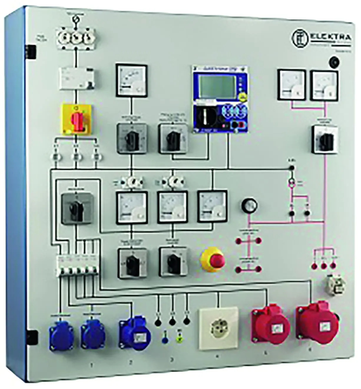 Produktfoto 1 von Prüftafel m.eingeb. dig Gerätet. DIN VDE 0701/0702 BT USB-Schnit. zur Dokumen.