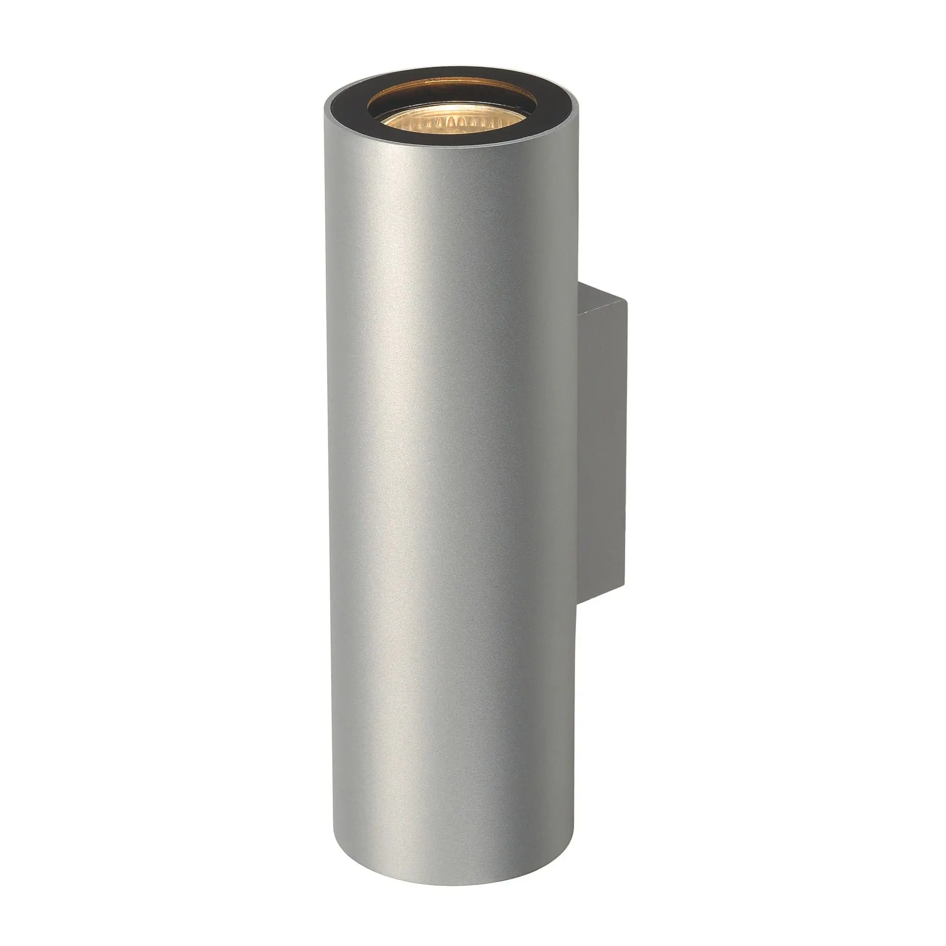 Produktfoto 1 von ENOLA_B UP/DOWN Wandleuchte silbergrau/ schwarz 2xGU10 max.50W