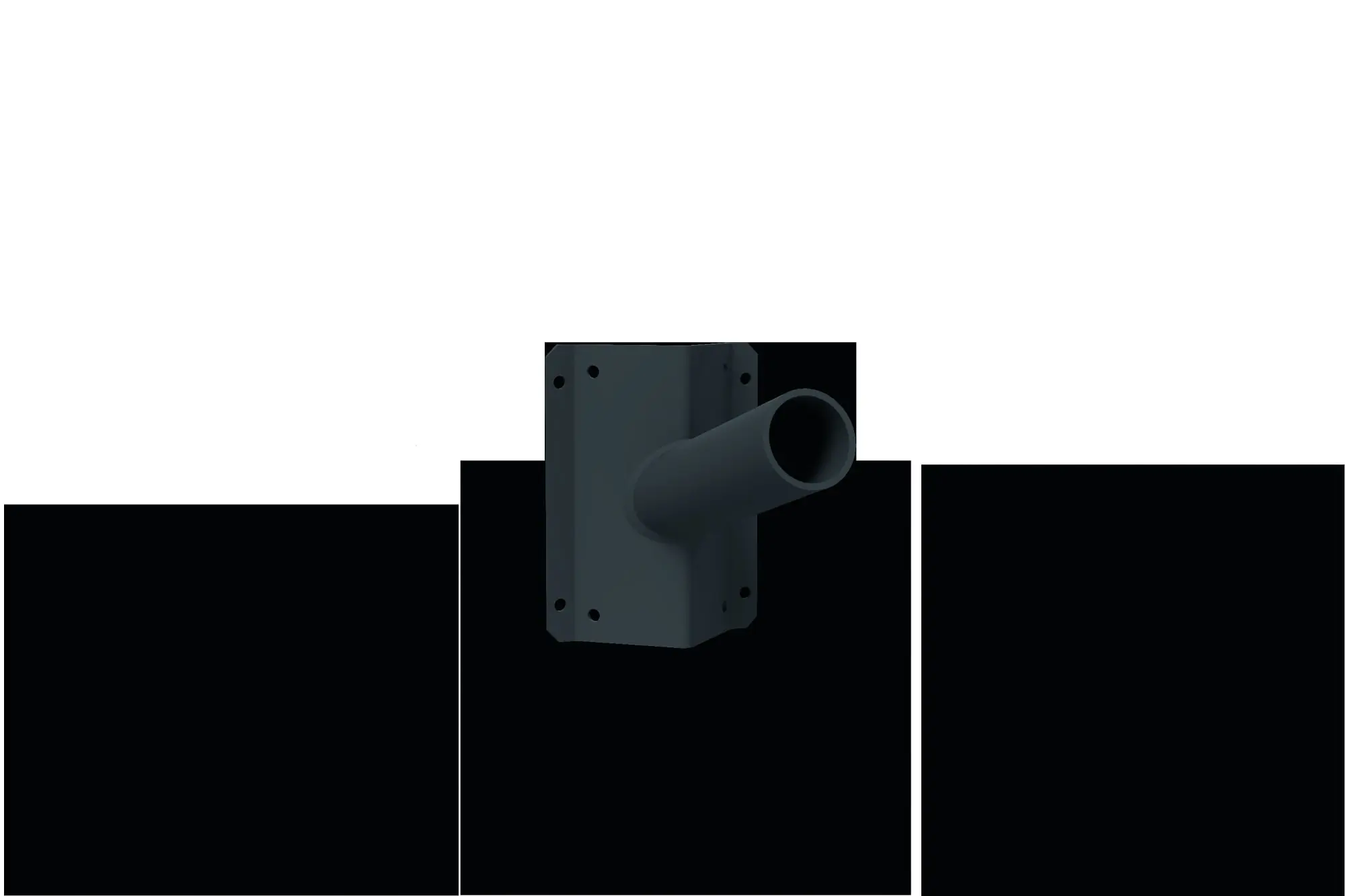 Produktfoto 1 von Alu-Standard-Rohrausleger DB 703, Ø60mm x 100mm