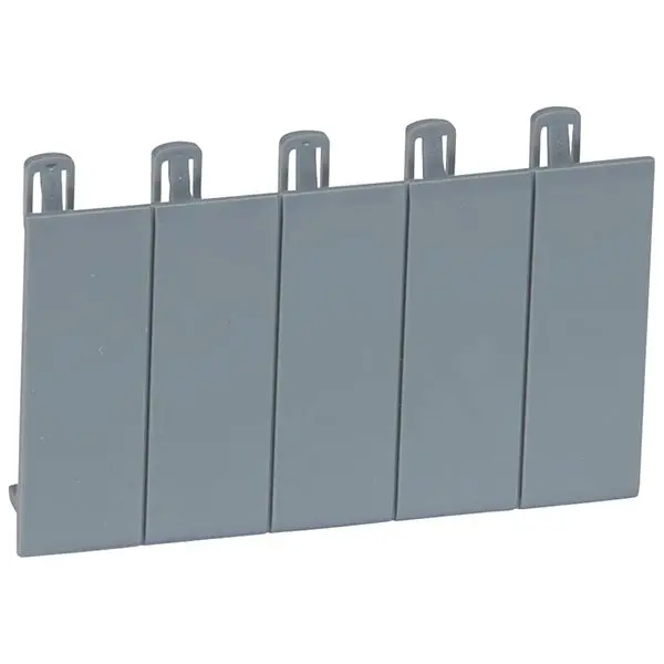 Produktfoto 1 von Abdeckstreifen, 5 Module, Silbergrau RAL 7001, Teilbar in halbe u.ganze Module