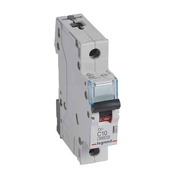 Produktfoto 1 von TX3 LS-Schalter C-Char. 10A, 1-polig, 6kA, 230/400VAC, 1TE
