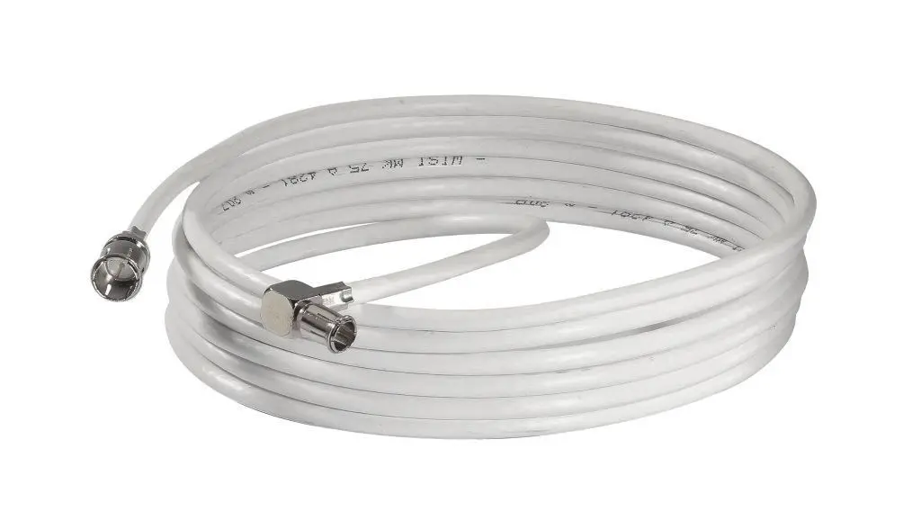 Produktfoto 1 von Daten-Anschlusskabel F-Quick/WICLIC- Winkelstecker 3m Freigegeben f.Vodafone