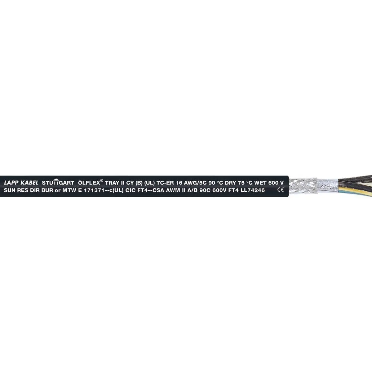 Produktfoto 1 von Steuerleitung ÖLFLEX Tray II CY 4G14AWG