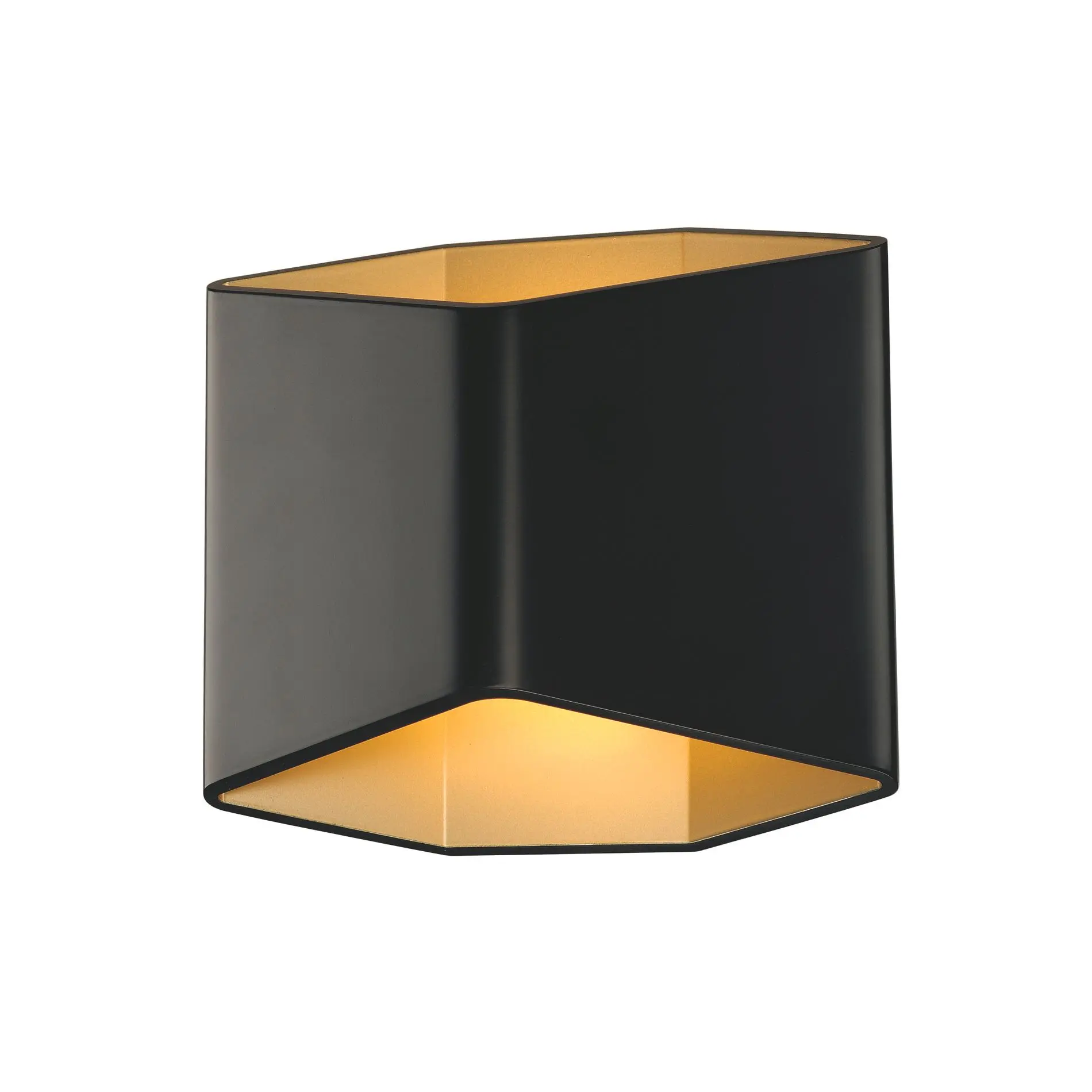 Produktfoto 1 von CARISO LED Wandleuchte 2 schwarz/messing 7,5W LED 3000K