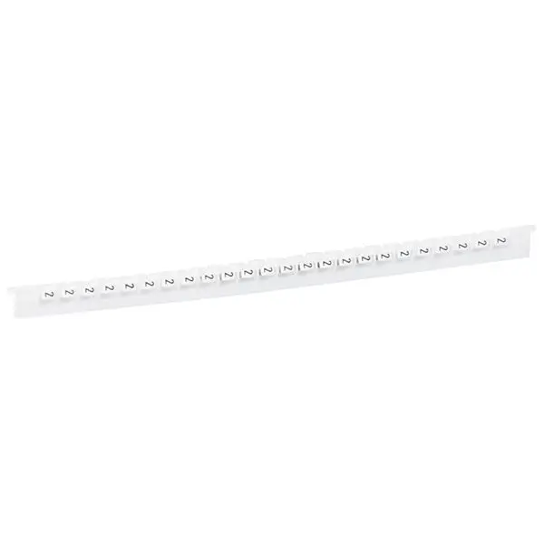 Produktfoto 1 von Kennzeichnungssystem Memocab, Ziffer:2 Schwarz auf Weiß