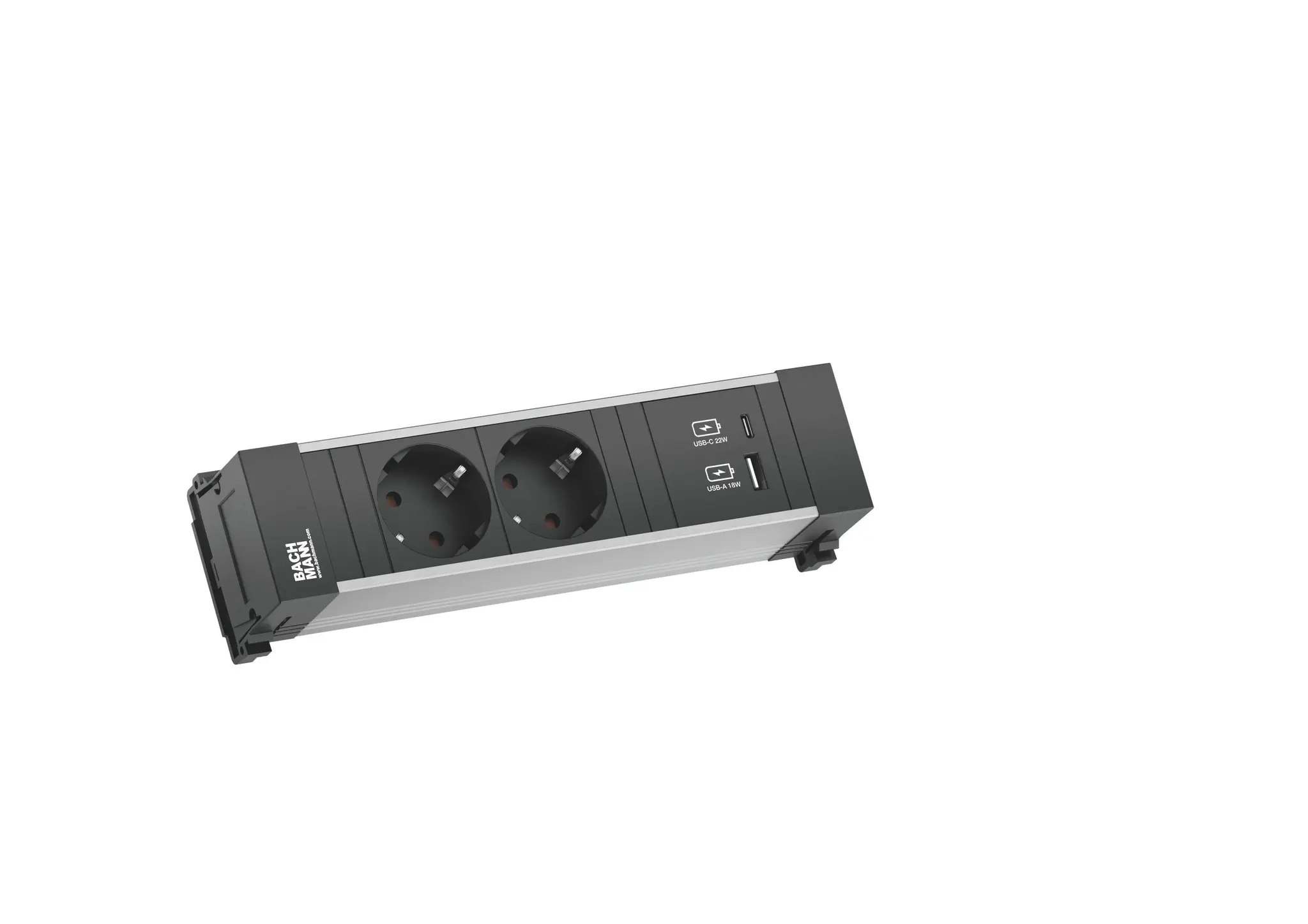Produktfoto 1 von POWER FRAME 2xCEE7/3 1xUSB A&C 22W 0 GST18