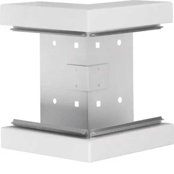 Produktfoto 1 von Außeneck aus Grundprofil zu BRS 66x170mm Oberteil 120mm Stahlblech verkehrsweiß