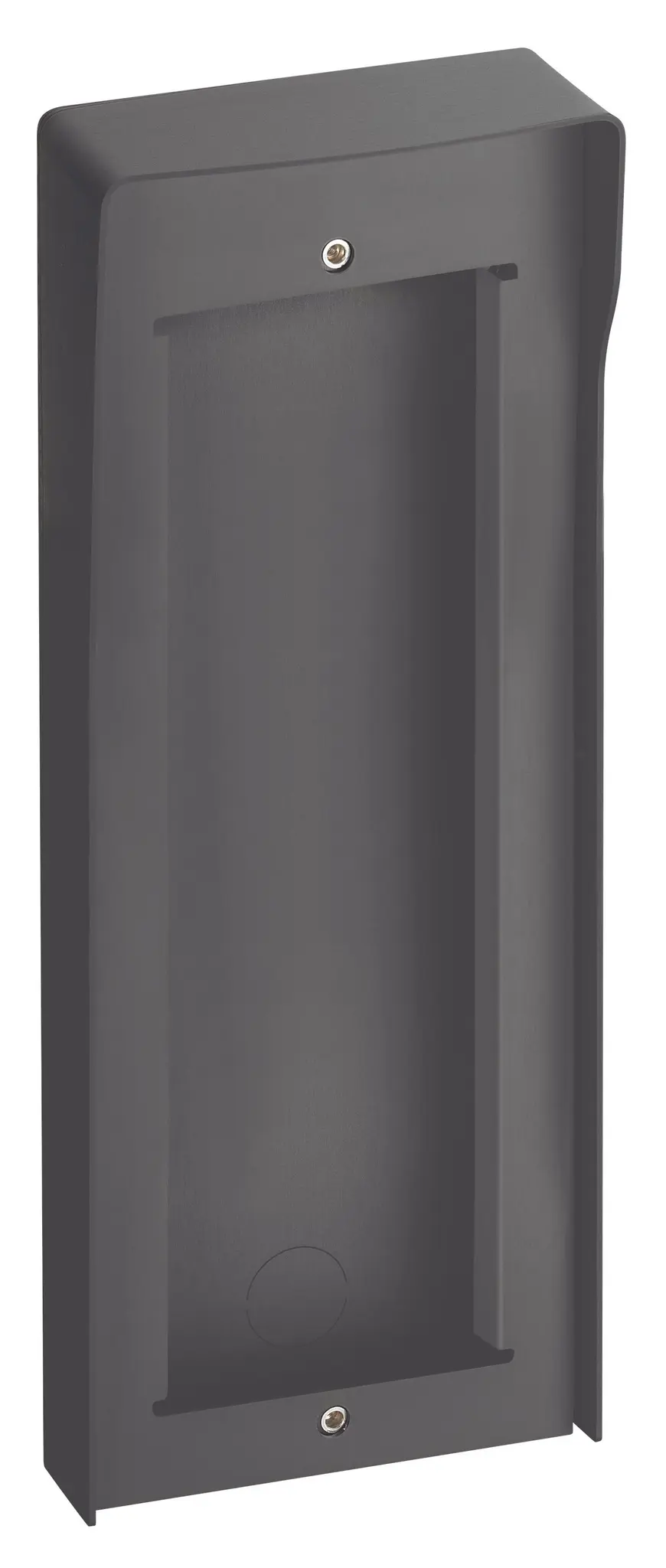 Produktfoto 1 von Aufputzgehäuse LINEA 5000 mit Regendach, 3-modulig in der Farbe Black