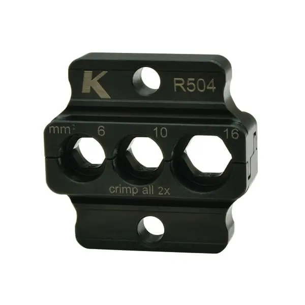 Produktfoto 1 von Klauke R504 Presseinsatz K50er 6-16qmm f.Rohrkabelschuhe/Verbinder Normalausf.