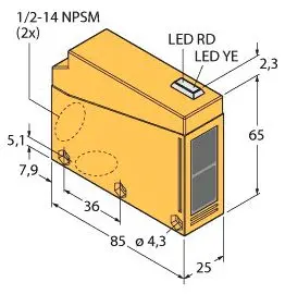 Produktfoto 1 von Opto Sensor Reflexionslichttaster