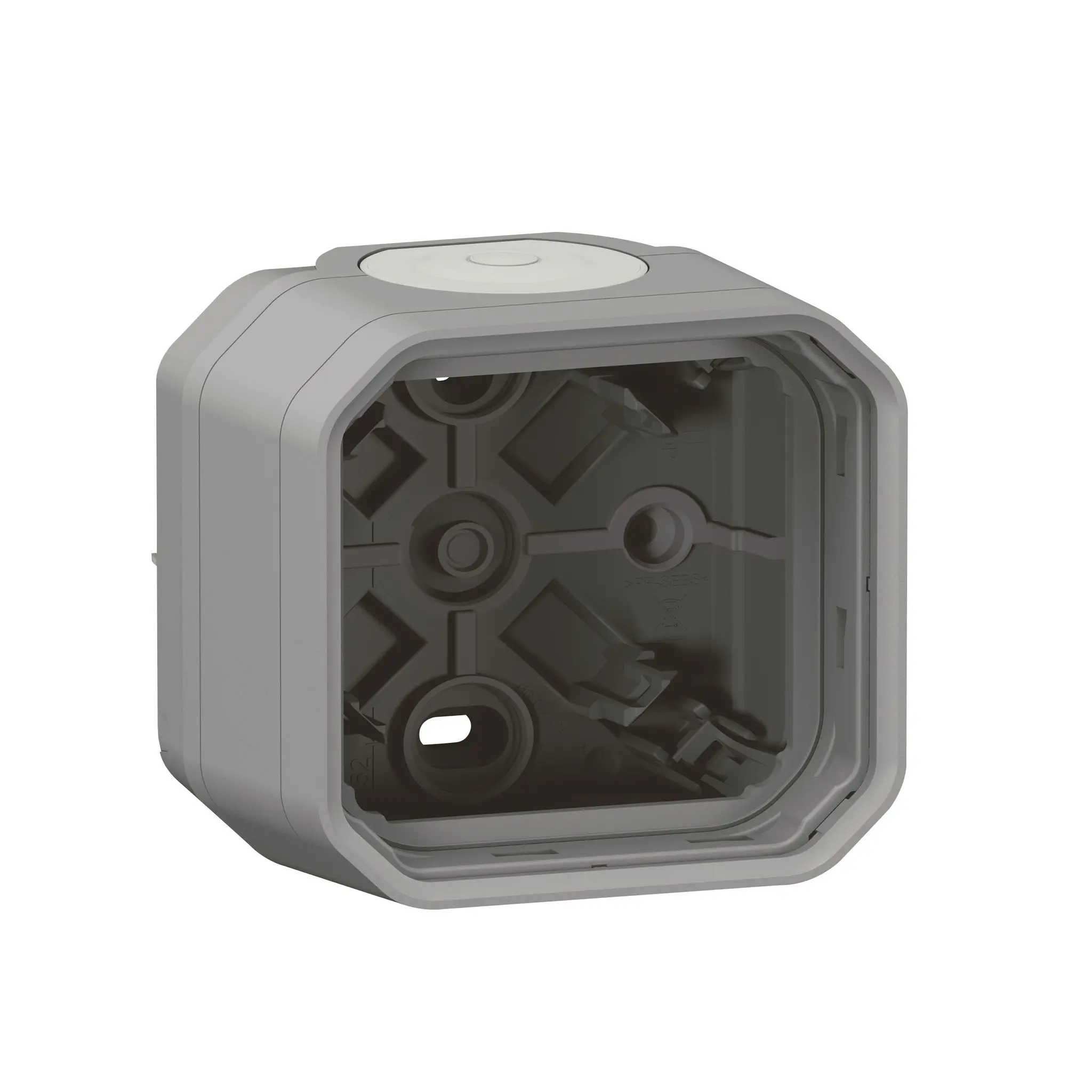 Produktfoto 1 von Plexo New 1-fach Gehäuse in der Grau