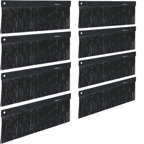 Produktfoto 1 von Bodenblech mit Bürste 1100x600mm (BxT)