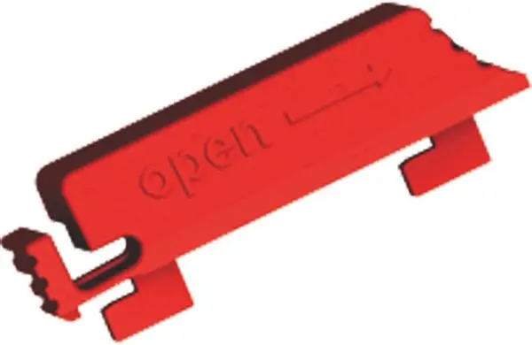 Produktfoto 1 von Verriegelungslaschen rot f.IEC C13