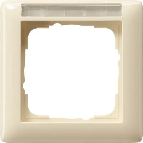 Produktfoto 1 von Abdeckrahmen 1fach BSF Standard 55 cremeweiß