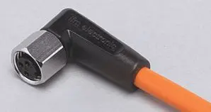 Produktfoto 1 von Anschlusskabel m.Buchse PNP 2m PVC Geh. PVC schwarz EPDM transp. IP65/67-69K