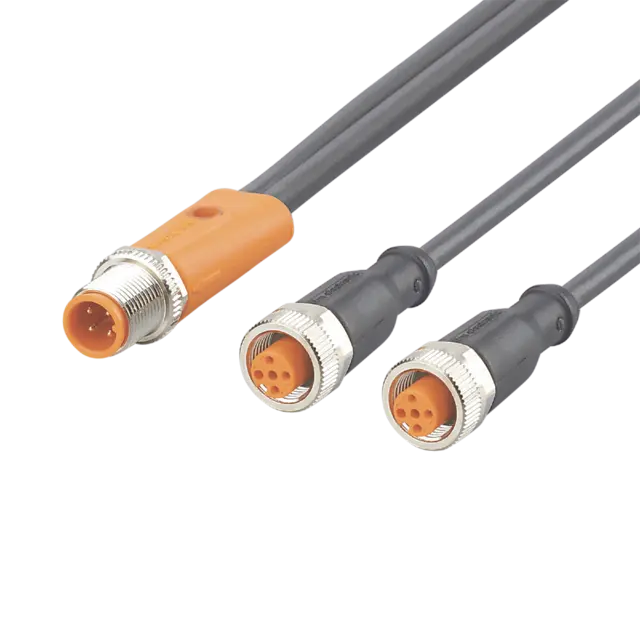 Produktfoto 1 von Y-Verbindungskabel 2 PNP 0,3m PUR IP65/67-69K