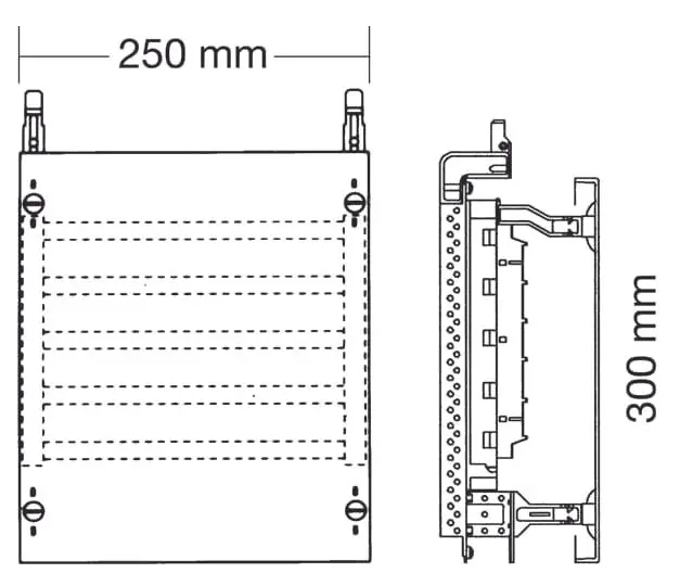 Produktfoto 1 von ED61SA Kombi-Set 1F. Sammelsch.Syst.