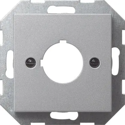 Produktfoto 1 von Abdeckung+Tragring Geräte m.22,5mm System 55 Farbe alu