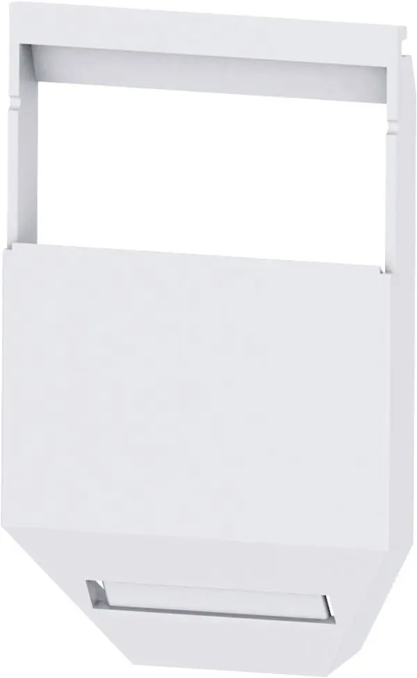 Produktfoto 1 von Zubehör für DESK2 Steckdoseneinheit: verdeckte Kabelführung RAL9010 weiß