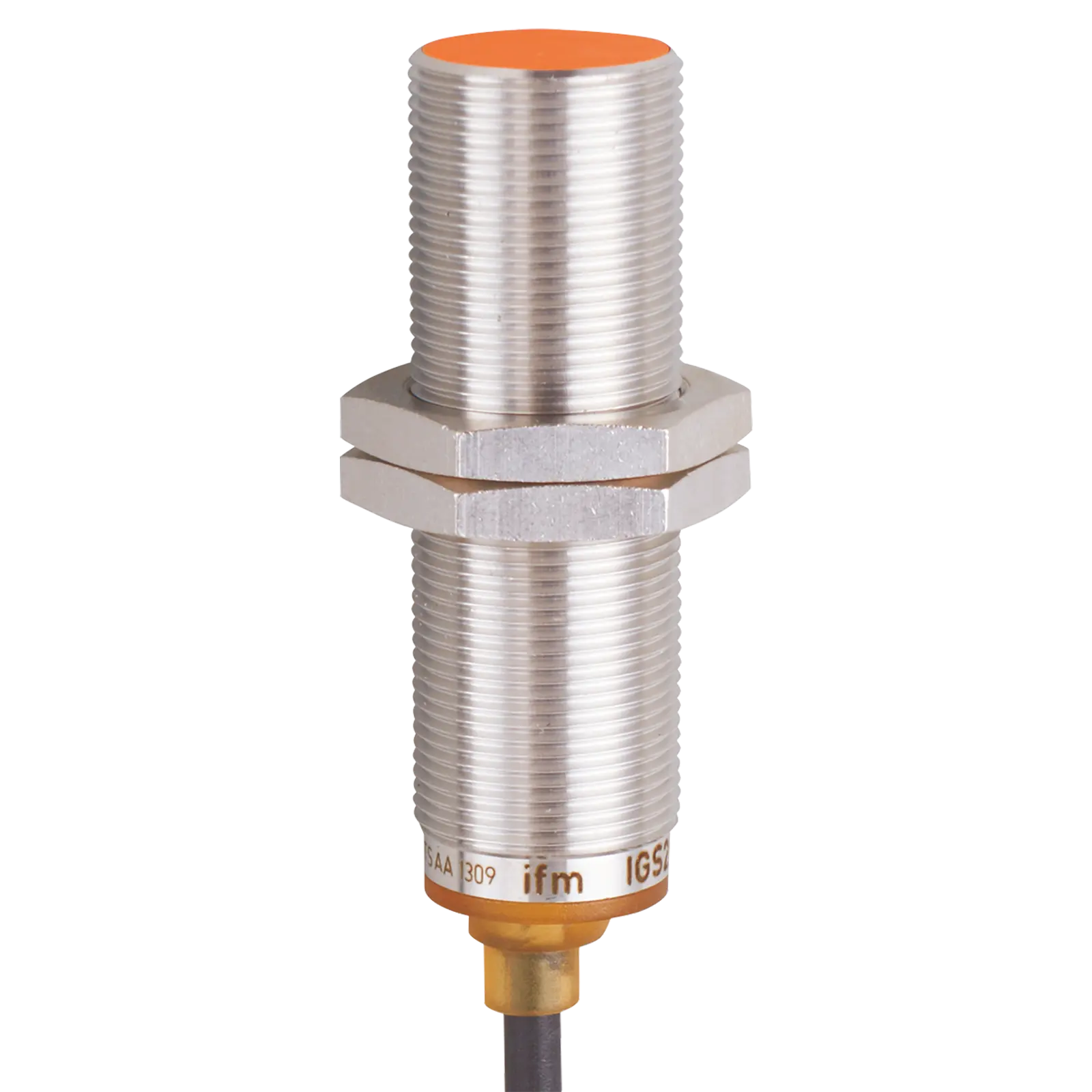Produktfoto 1 von Ind.Sensor M18x1 L=60 Sn=8mm bündig S DC NPN 5m PUR IP65-69K 3L 400Hz