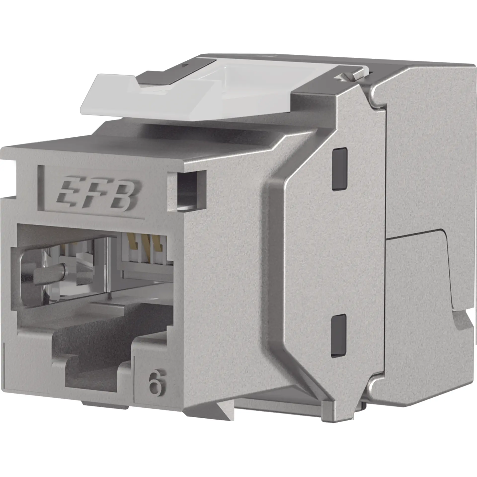 Produktfoto 1 von Cat.6 RJ45 Keystone Druckguss-Gehäuse