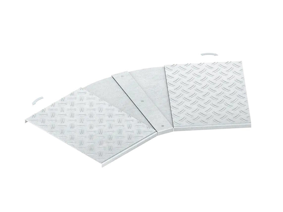 Produktfoto 1 von Deckel für wink. Formstück 0-90° Breite 305 mm, t=4,5 mm bandverzinkt