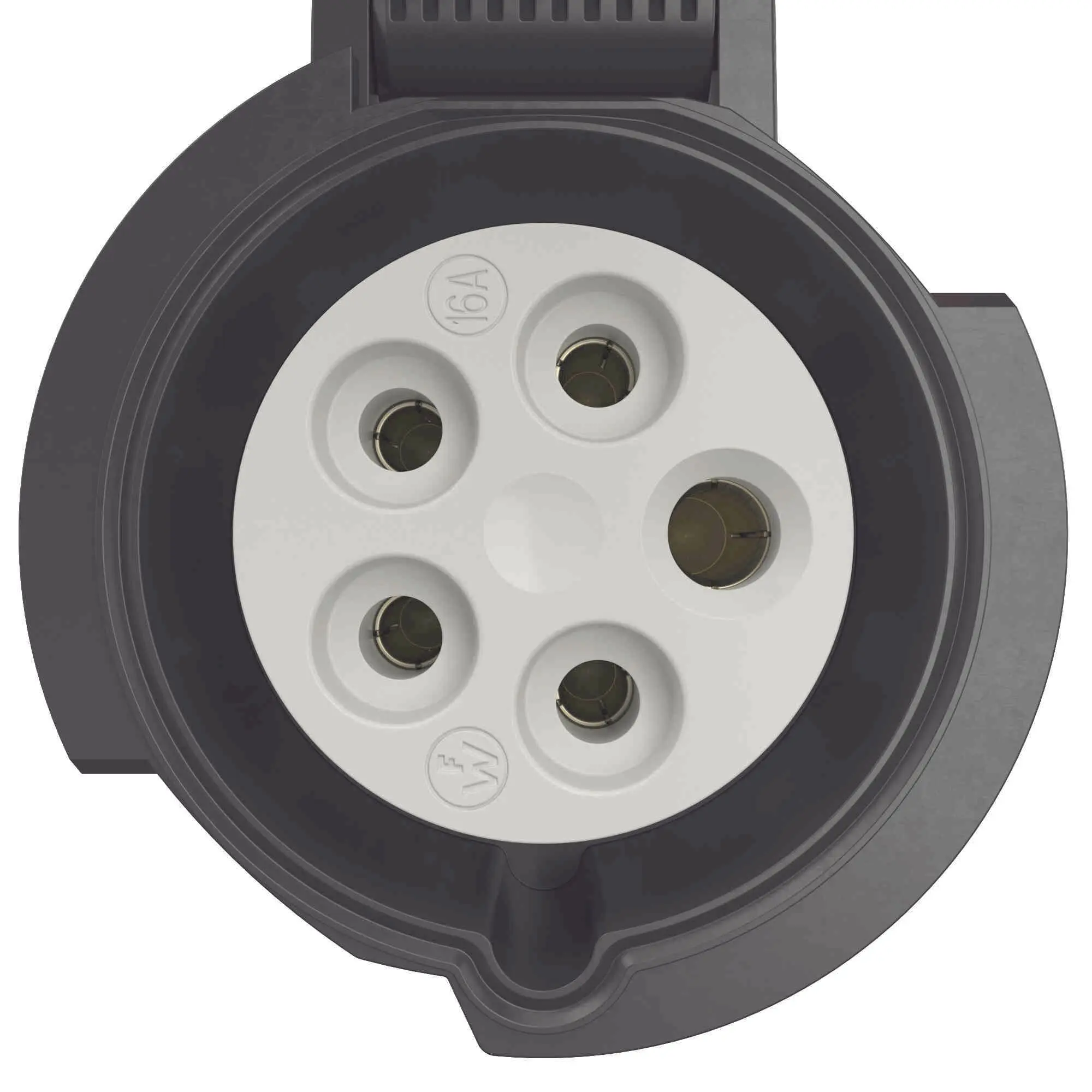Produktfoto 1 von CEE NEO Kupplung One-Touch 16A 5P 3h IP54 mit Käfigzugfeder
