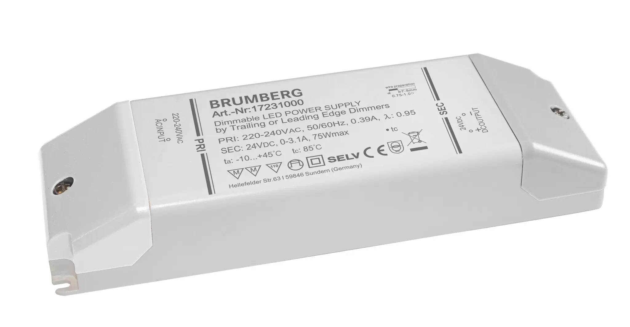Produktfoto 1 von LED-Netzgerät 12-75 W, 24 V DC, IP20