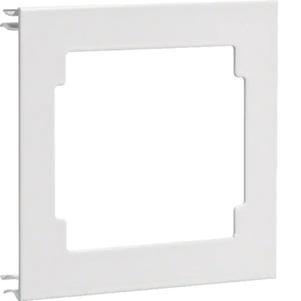 Produktfoto 1 von Blende CEE-Steckdose aus Aluminium Brüstungskanal BRA OT 120mm verkehrsweiß