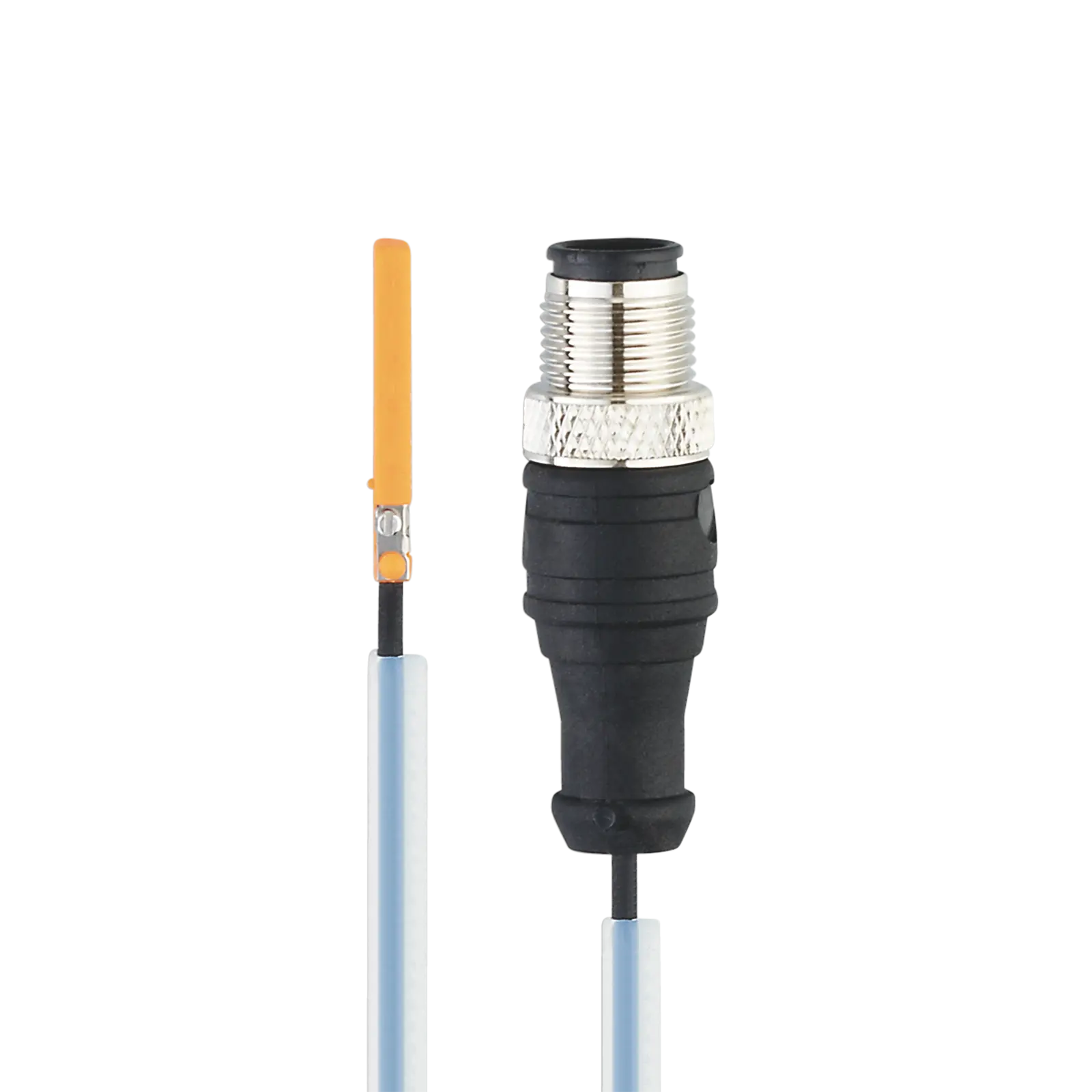 Produktfoto 1 von Zylindersensor GMR 26,1x2,8x5,5 2,8mT Schließer DC PNP 0,3m PUR M12 3L 10000Hz