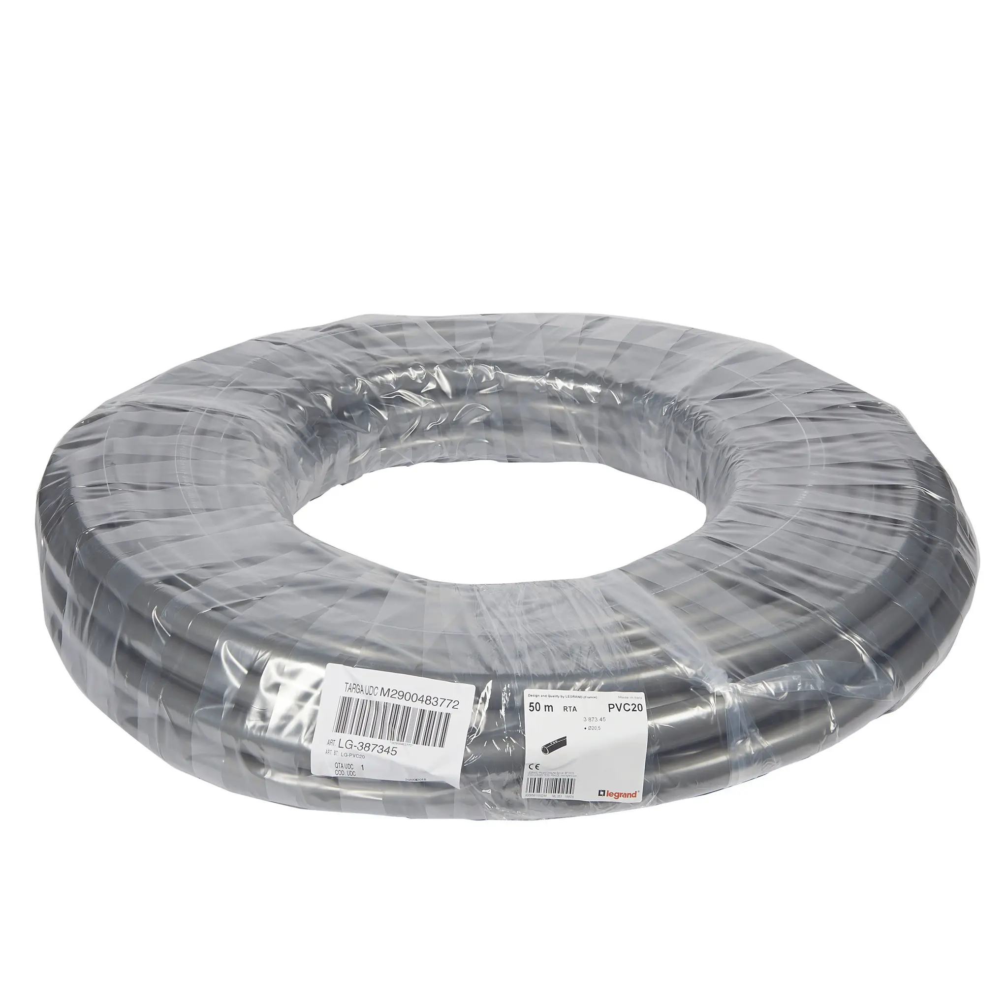 Produktfoto 1 von Schlauch GE D=20 PVC Grau