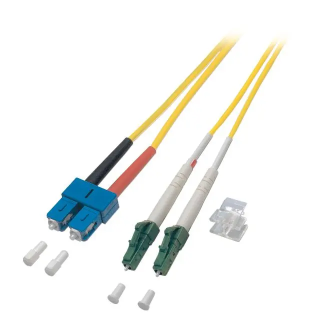 Produktfoto 1 von Duplex Jumper LC/APC-SC 9/125µ 2m OS2 LSZH gelb