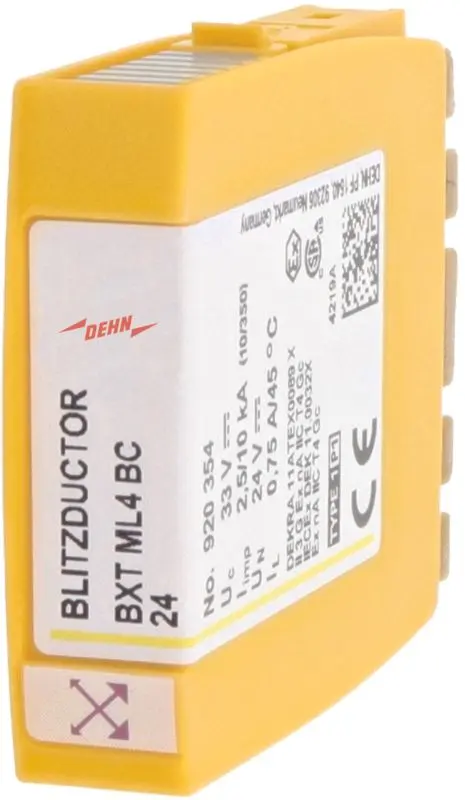 Produktfoto 1 von Kombiableiter-Modul für 4 Einzeladern BLITZDUCTOR XT mit LifeCheck