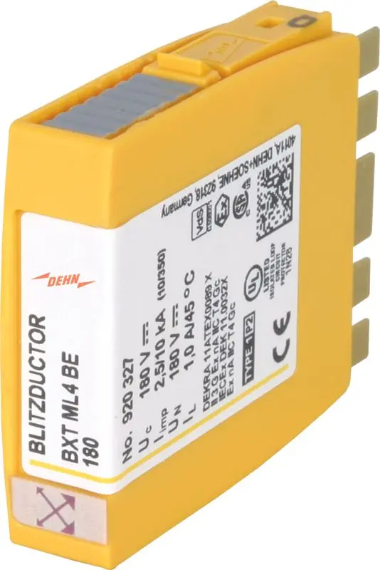 Produktfoto 1 von Kombiableiter-Modul für 4 Einzeladern BLITZDUCTOR XT mit LifeCheck
