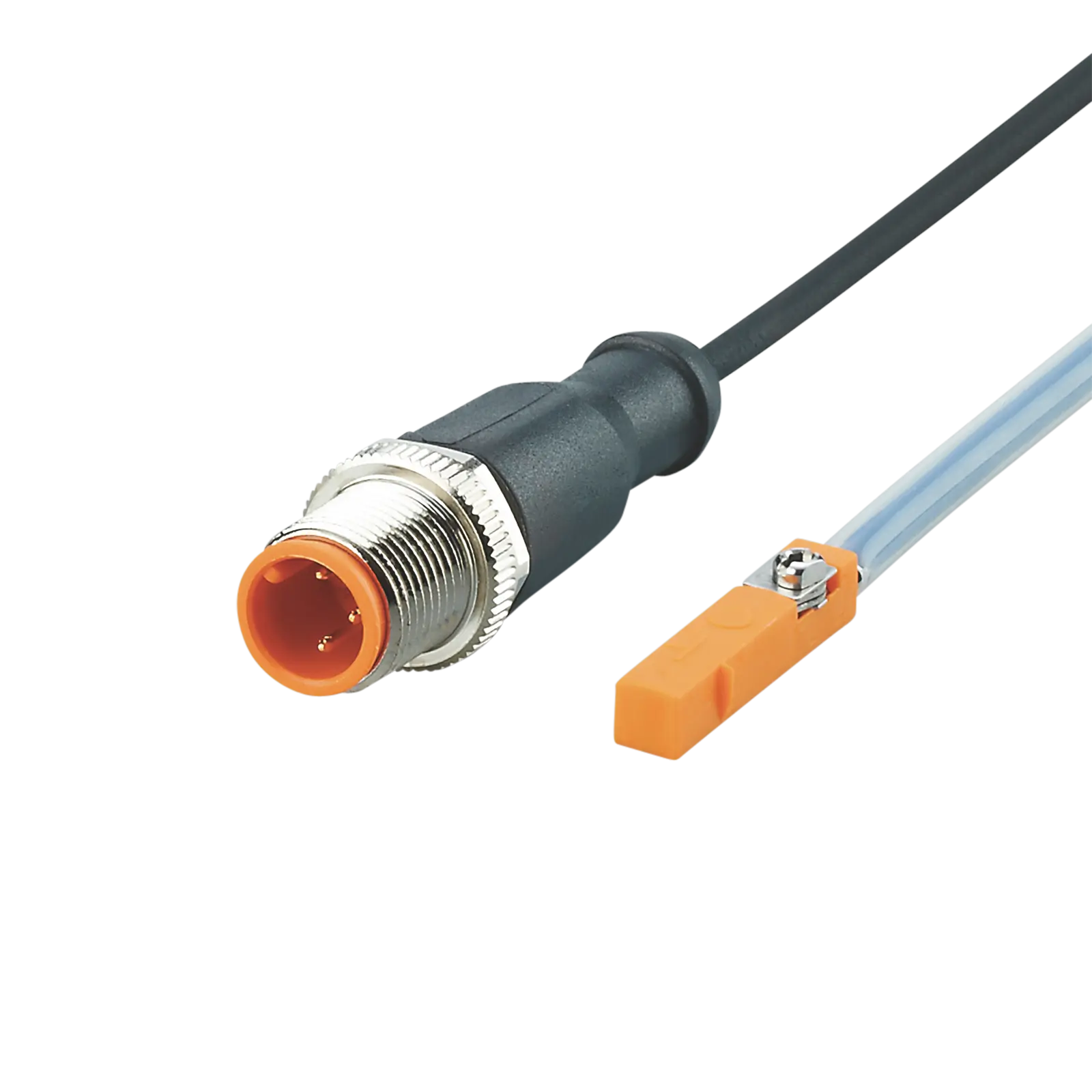 Produktfoto 1 von Zylindersensor GMR 25x5x6,5 2,8mT Schließer DC PNP 0,3m PUR M12 3L 10000Hz