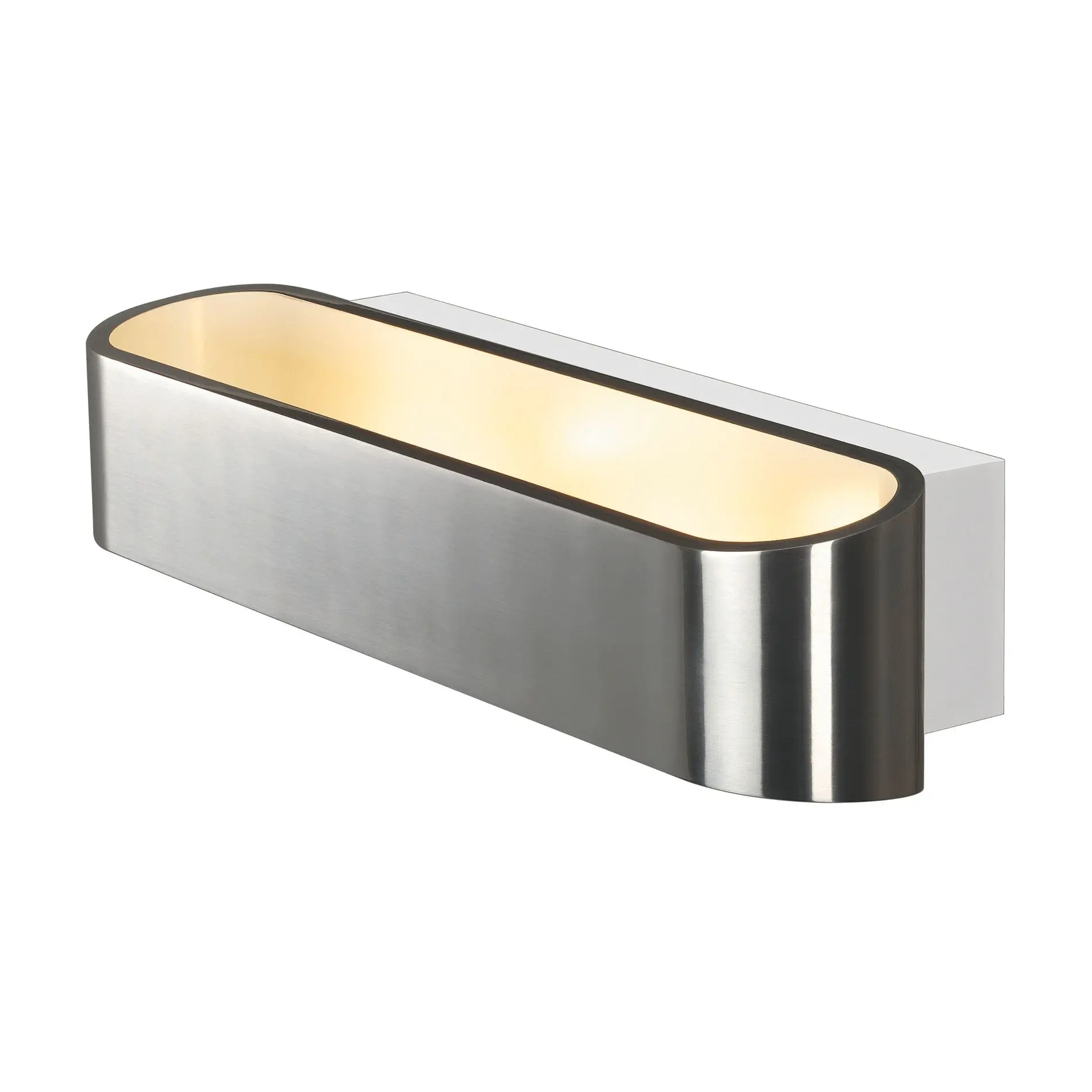 Produktfoto 1 von ASSO LED 300 Wandleuchte oval alu brushed 2x5W 3000K