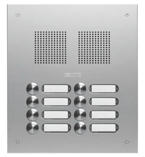 Produktfoto 1 von Türstation EV1 silber eloxiert EV1 zweireihig Unterputz/incl. UP-Kasten