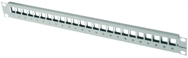 Produktfoto 1 von 19 Modulträger 1 HE, ohne Erdungsk. f. 24x AMJ/UMJ, unbestückt, ohne KAF