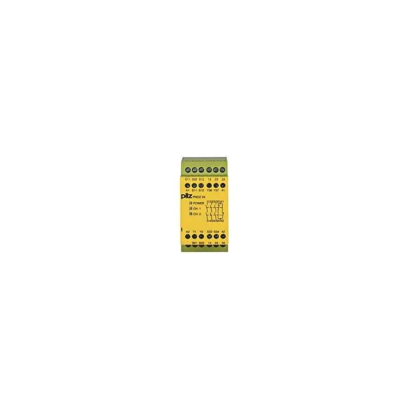 Produktfoto 1 von PNOZ X4 24VDC 3n/o 1n/c Sicherheitsschaltgerät