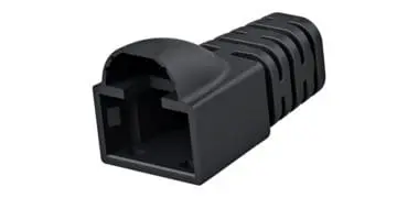 Produktfoto 1 von Tülle für MP8 FS, d = 6,3 schwarz RAL 9011 m. Rasthebelschutz