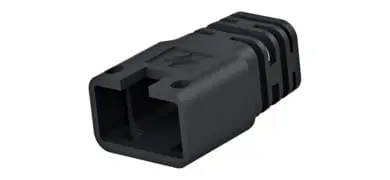 Produktfoto 1 von Knickschutztülle RAL 9011 schwarz ZU Stecker MP8 FS 601