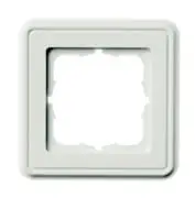 Produktfoto 1 von Abdeckrahmen 1-fach, 80x80x8,7mm , alpinweiß