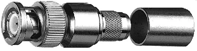 Produktfoto 1 von BNC-Kabelstecker Cr/Cr RG-214/U