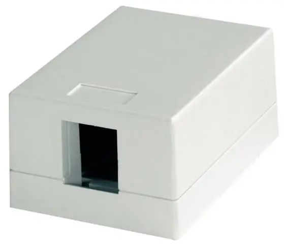 Produktfoto 1 von Modul-Aufn. 1-fach Ap compact 46x64 alpinweiß, für 1 AMJ/UMJ-Modul