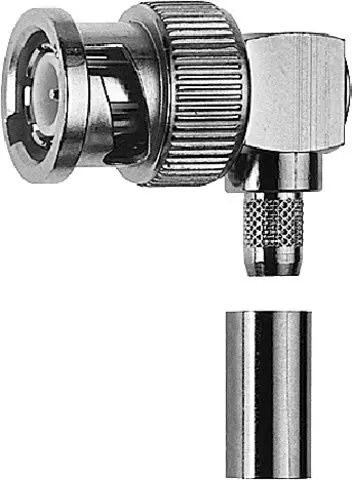 Produktfoto 1 von BNC-Winkelstecker 50 OHM CR G7 (RG 316/U)