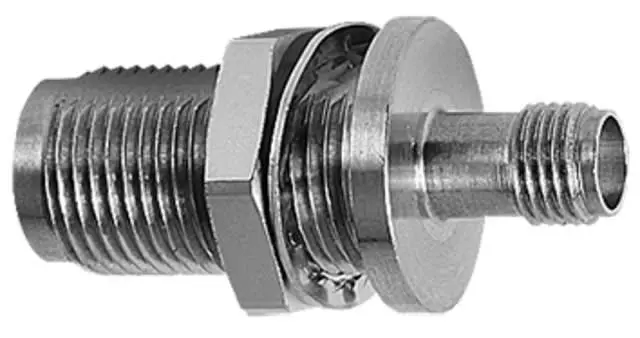 Produktfoto 1 von Adapter TNC-SMA (F-F) 50 Ohm mit Flansch 18 GHz V2A