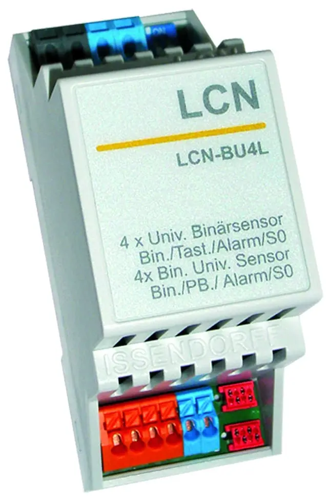Produktfoto 1 von 4-fach Tasten-/Binär-/Alarmsensor u.S0-Schnittstelle 4x6-24V