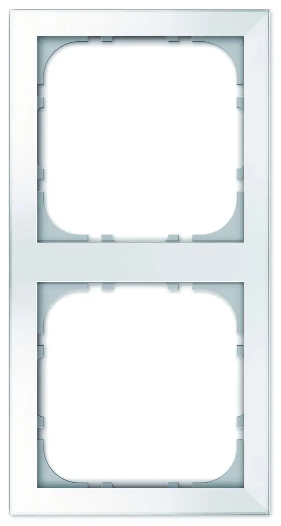 Produktfoto 1 von 2-fach GT Rahmen schlank zum Einbau eines Einsatzes im System 55 weiß