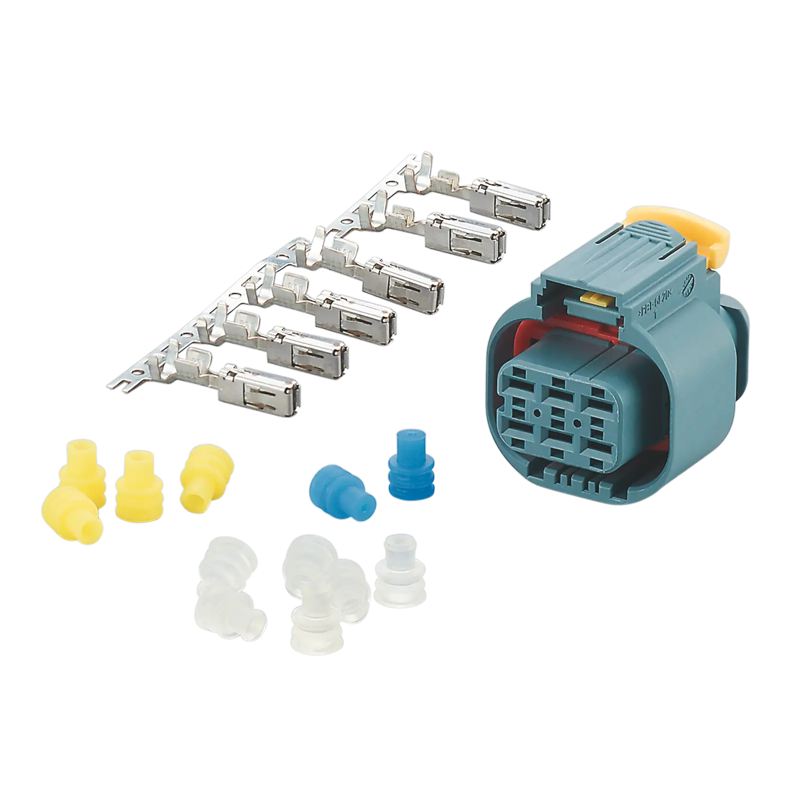 Produktfoto 1 von Konfektionierbare AMP-Buchse PBT vernickelt IP67